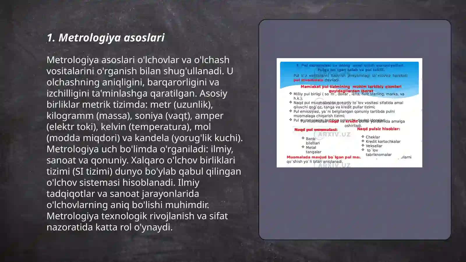 Sifat nazorati va baholash uchun xarajatlar hisobi (metrologiya va standardlashtirish) 3
