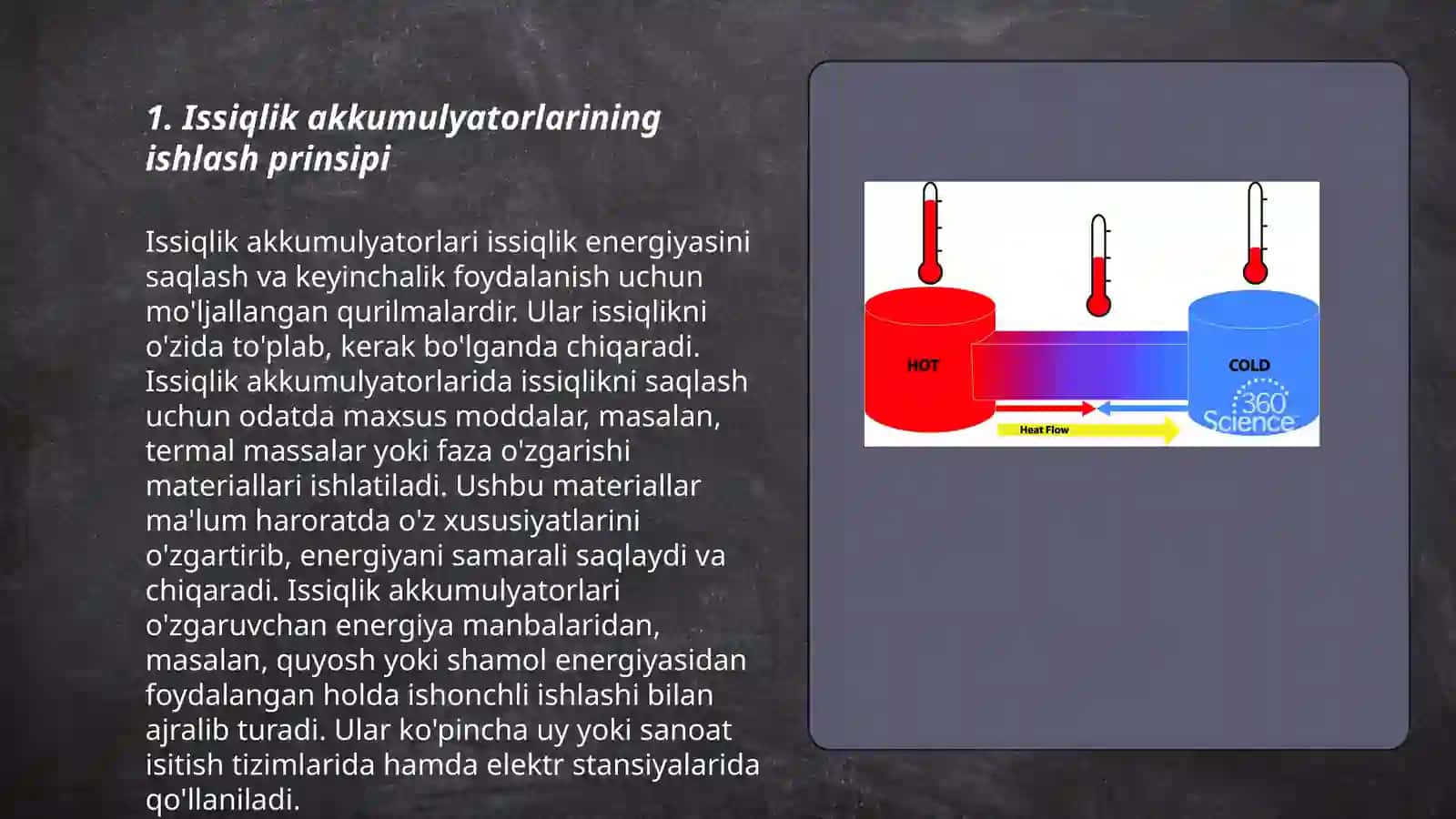 Issiqlik akkumlyatorli namunaviy geliouyni 3