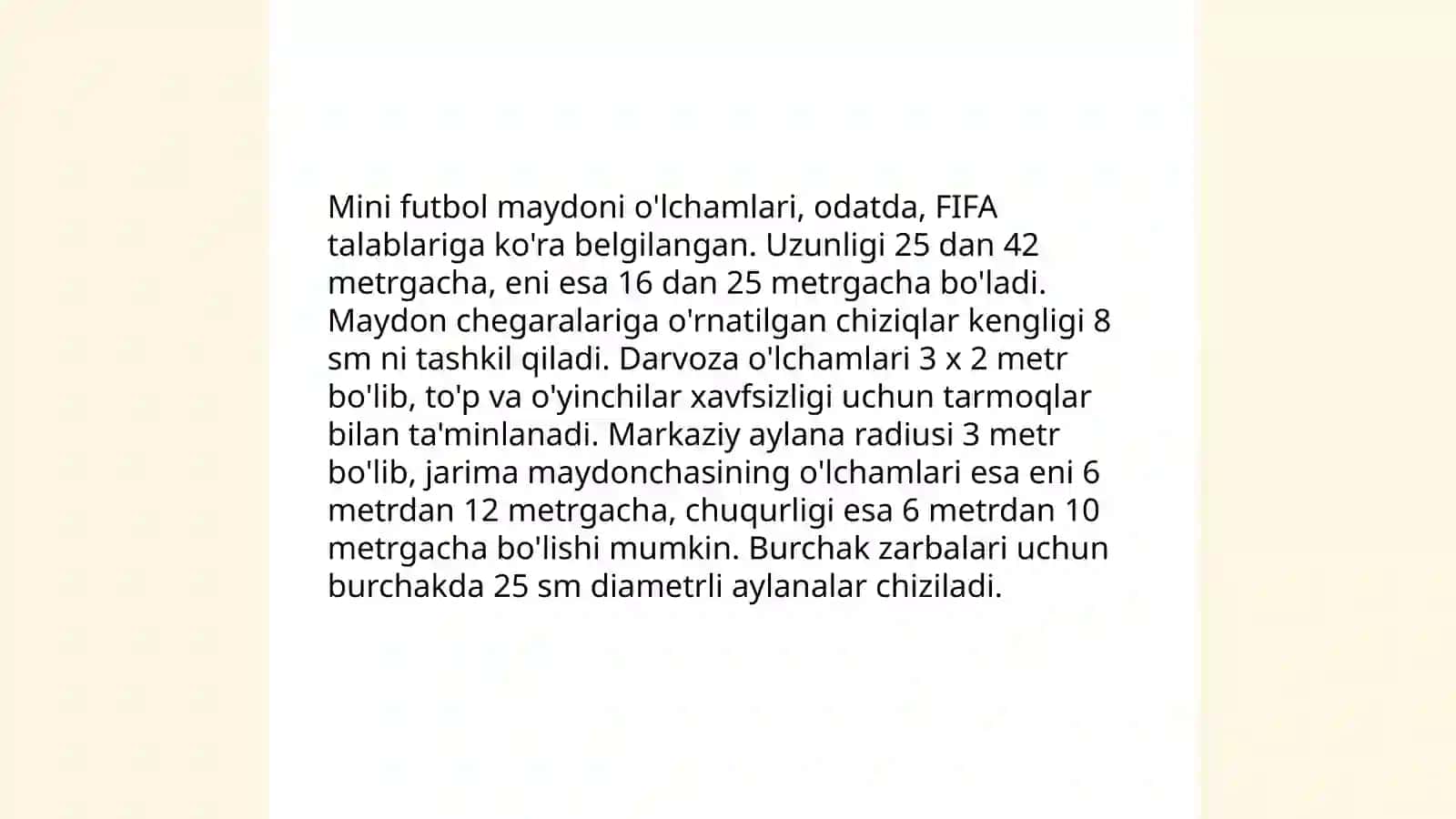 Mini futbol o’yini texnikasini o’rgatish 3