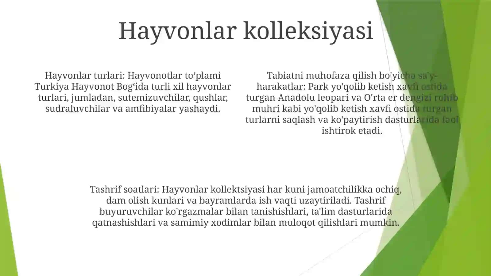 Turkiya Hayvonot BogʻI 3