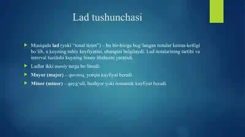 Lad.Xalq musiqa ladlari 3