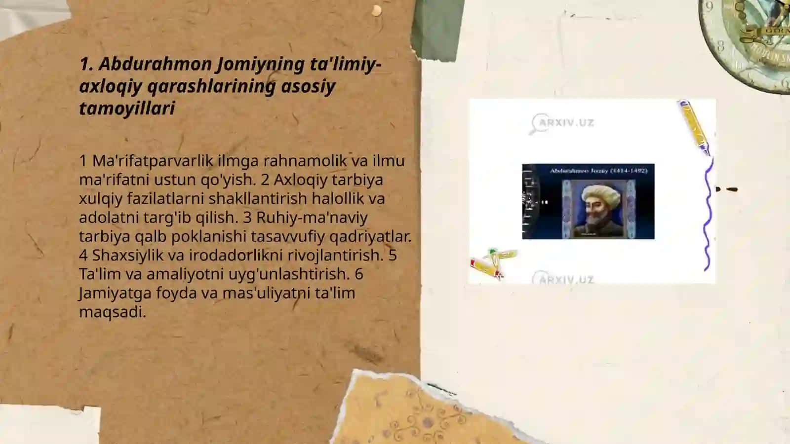 Abdurahmon Jomiyning ta'limiy-axloqiy qarashlari 3