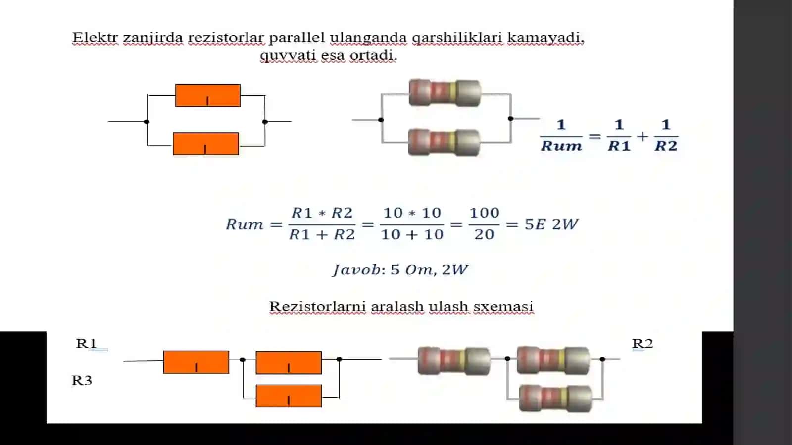 Yarim o’tkazgichli fotoelektron asboblarning fizikaviy asoslari. Fotorezistorlar. Fotodiodlar 3
