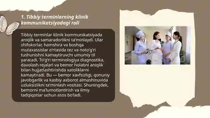Tibbiy terminlarning klinik amaliyotdagi ahamiyati va ularni toʻgʻri qoʻllash koʻnikmalari 3