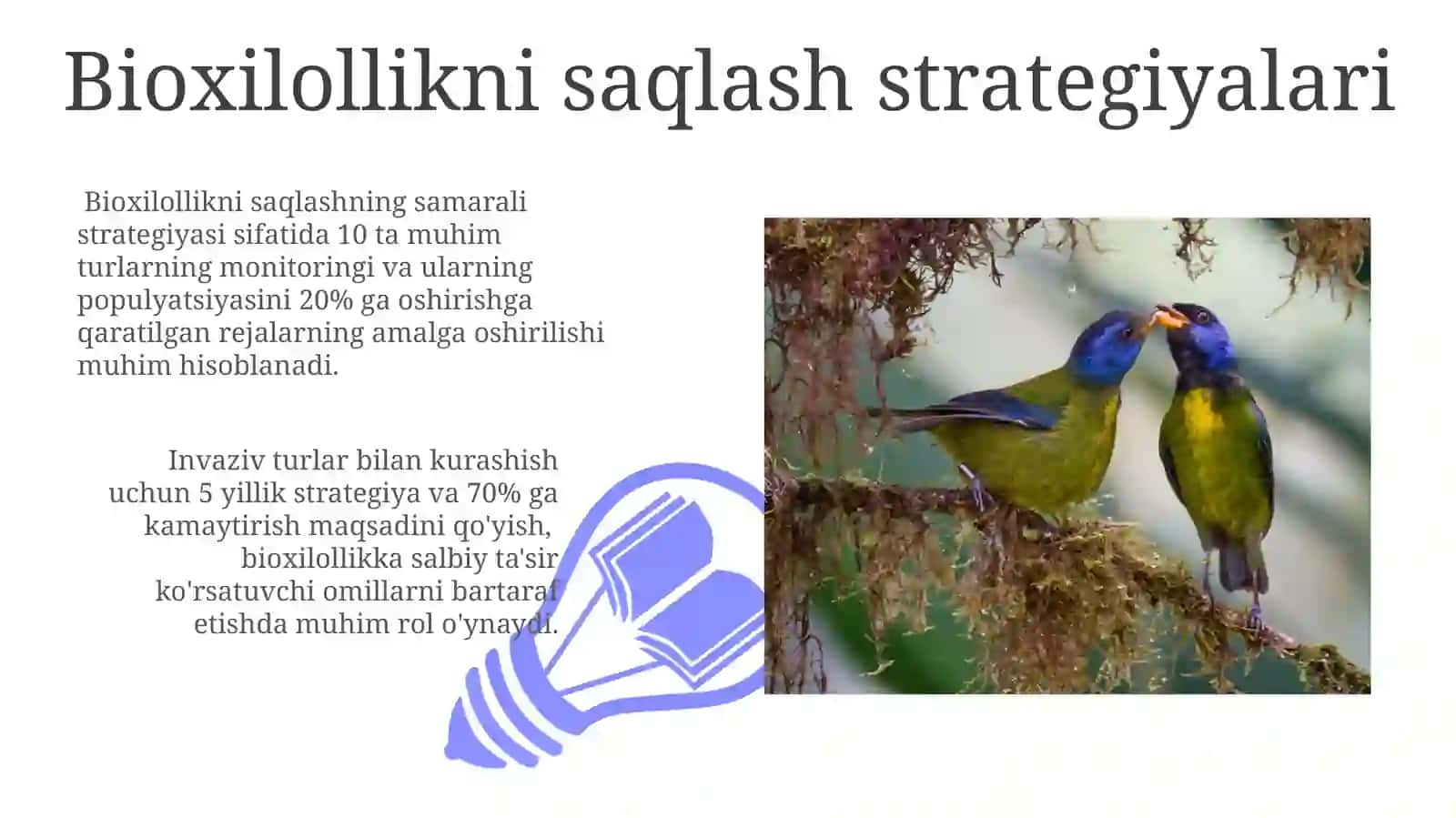 Biologik xilma-xillikni muxofaza qilish 3