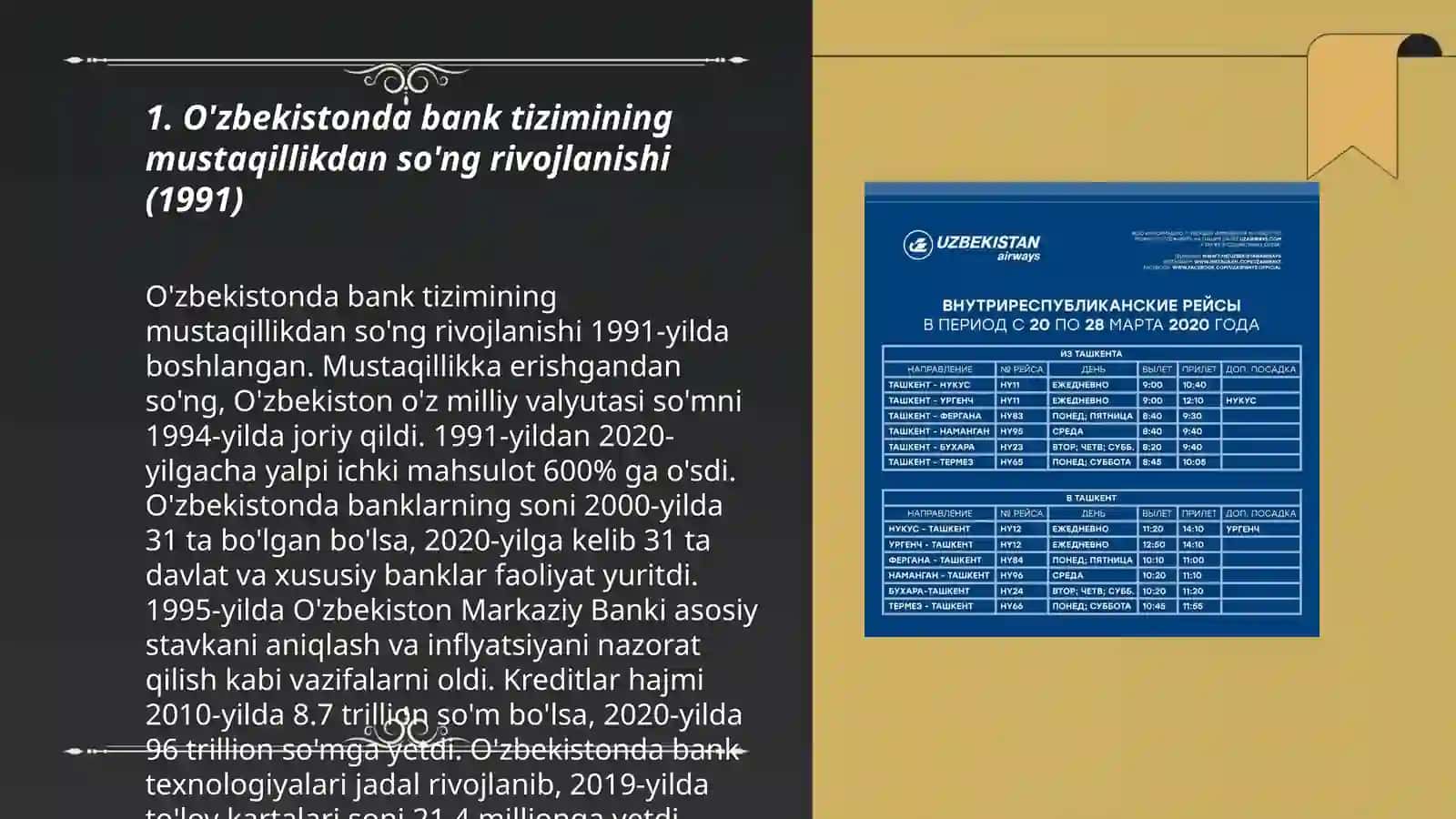 O'zbekistonda bank tizimi. 1991-2024 yillar 3