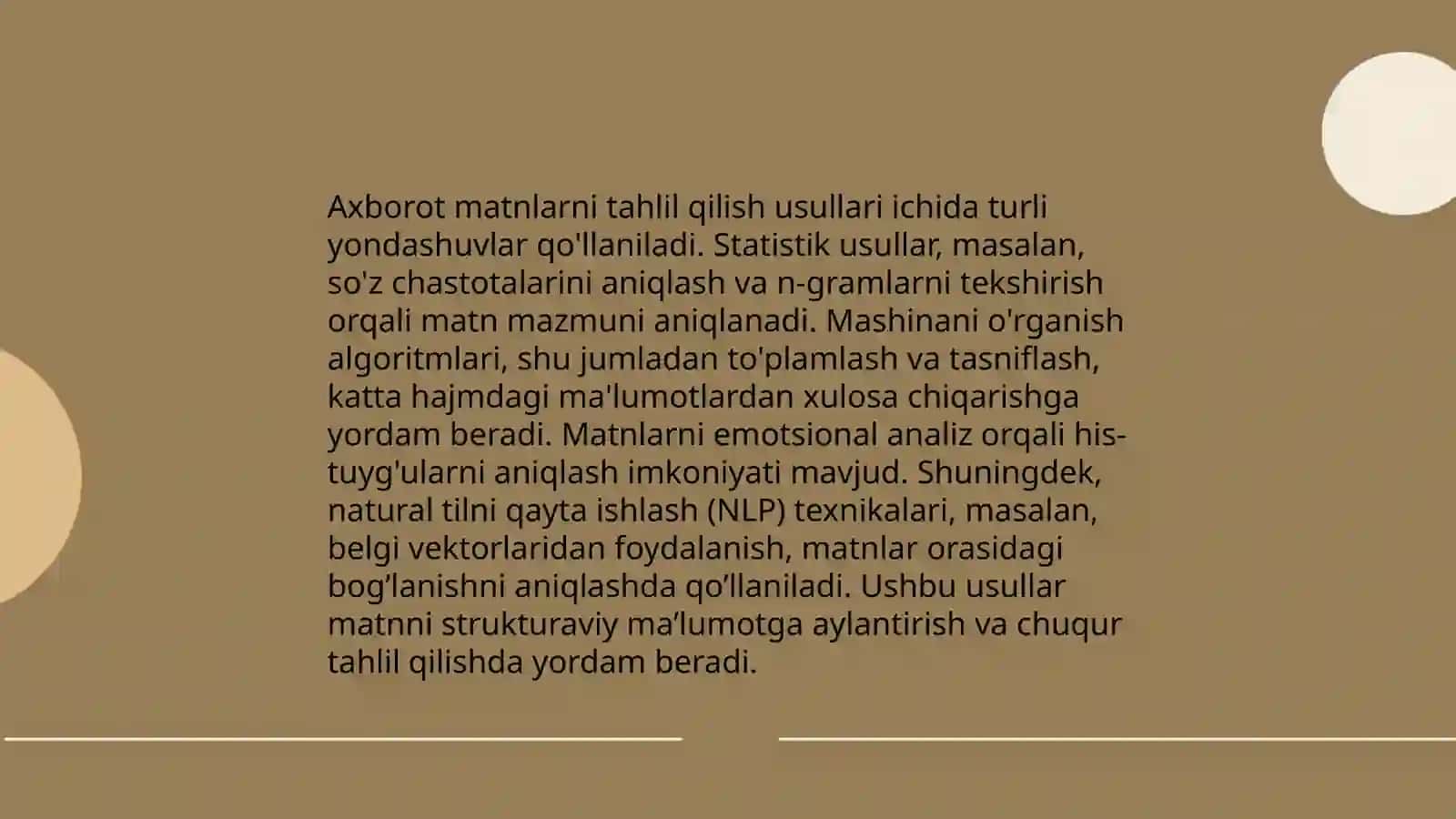Axborot matnlar bilan ishlash va Media madaniyati 3