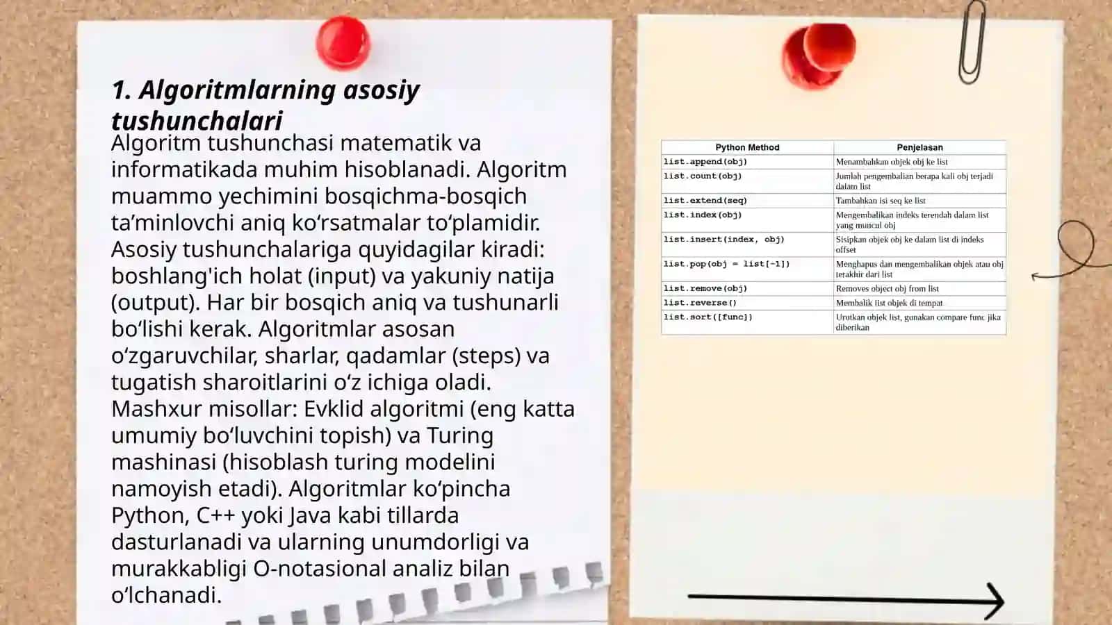 Algoritmlash usullari.Dasturlashtirish tillari 3