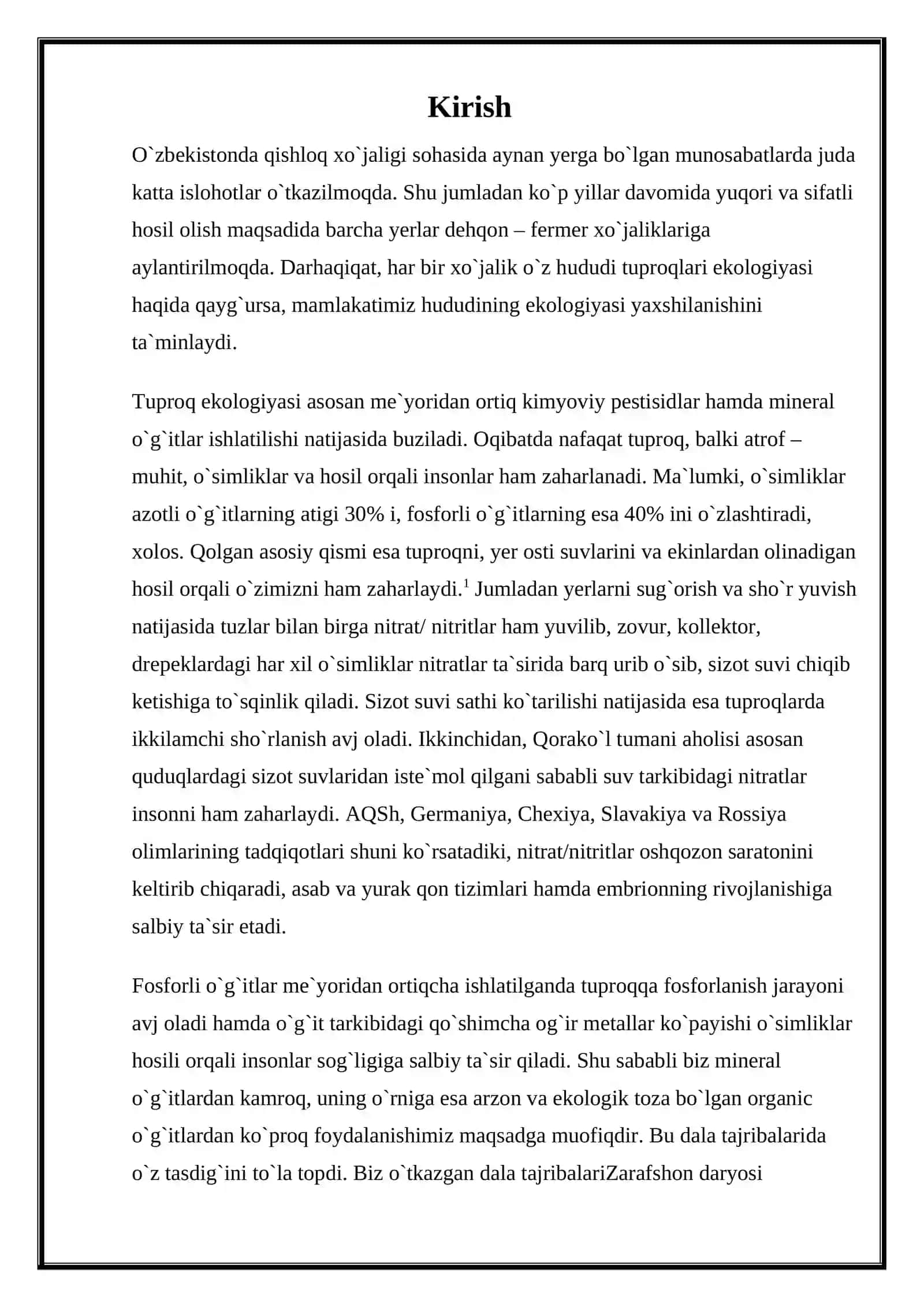 O`zbekistonda mahalliy ekologik muammolar 3