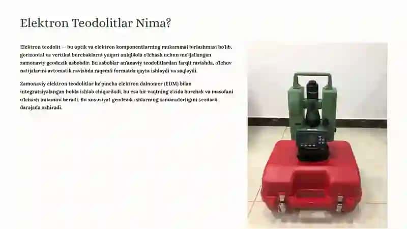 Elektron Teodolitlar 3