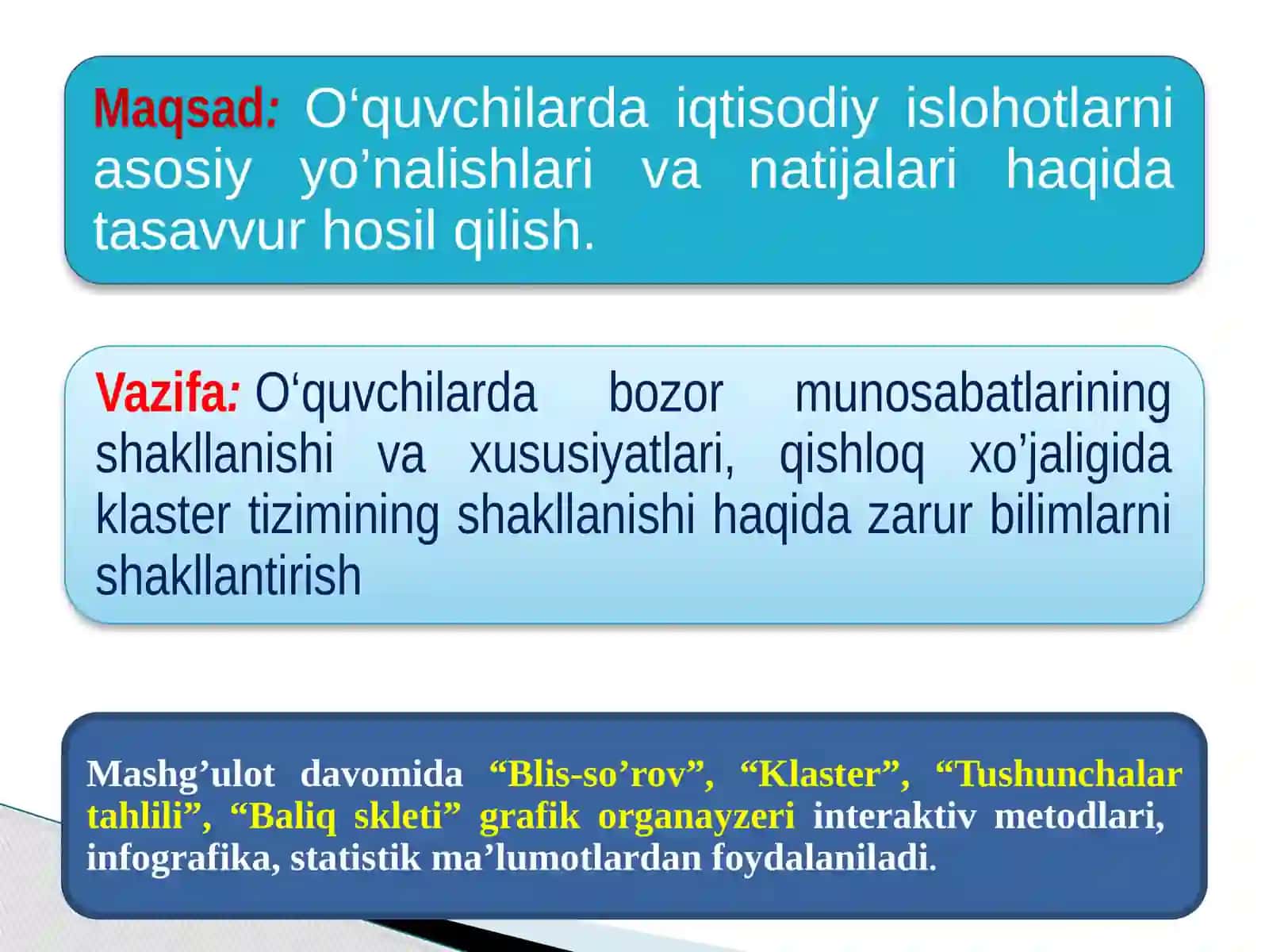 GUMANITAR VA IJTIMOIY -IQTISODIY FANLAR KAFEDRASI Ma’ruzarejasi 3