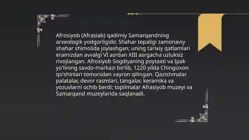Samarqandning tarixi 3