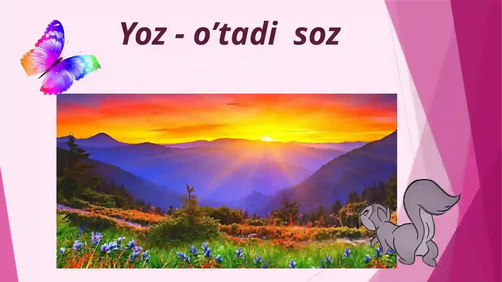 O’qish fanidan “Yoz keldi” 3