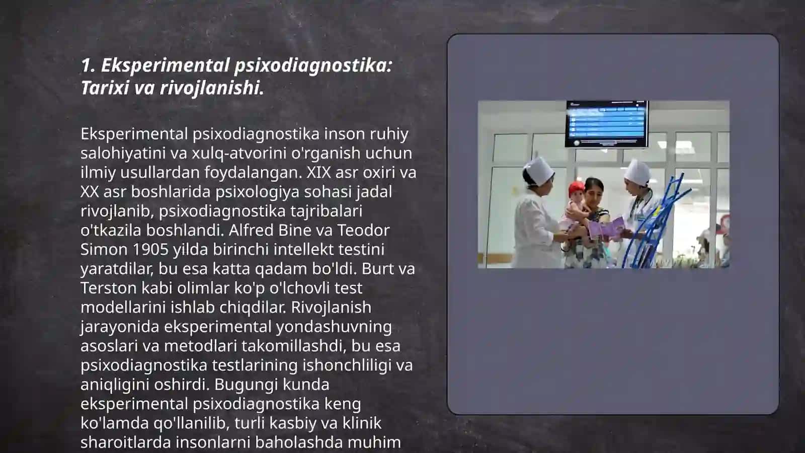 Eksperimental psixodiagnostika: Tarixi va rivojlanishi 3