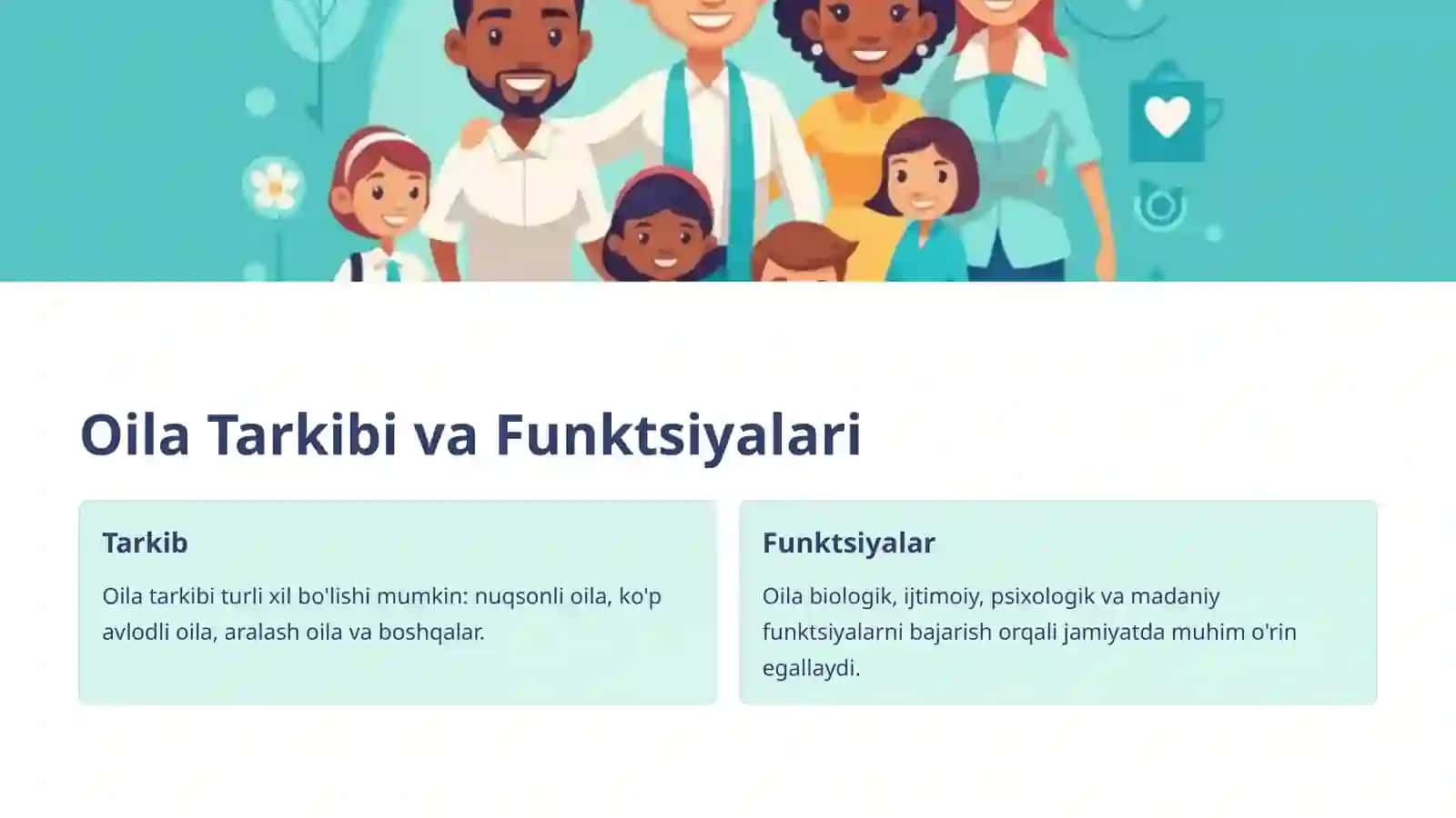 O'zbekiston Psixologlarining Oila To'g'risidagi Tushunchalari 3