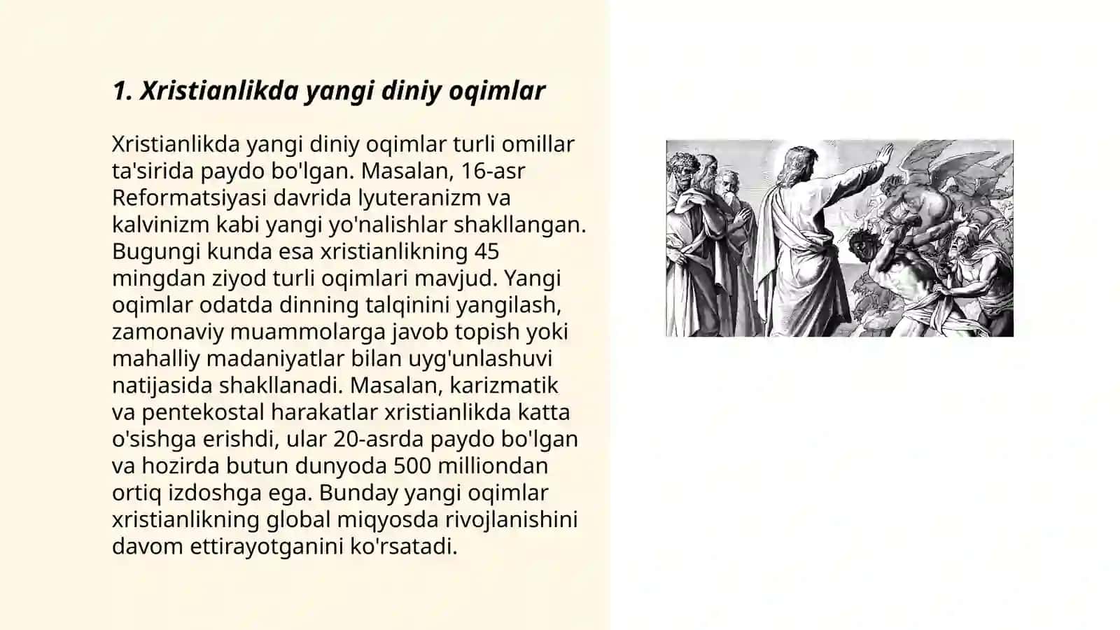 Xristianlikdagi noananaviy oqimlar 3