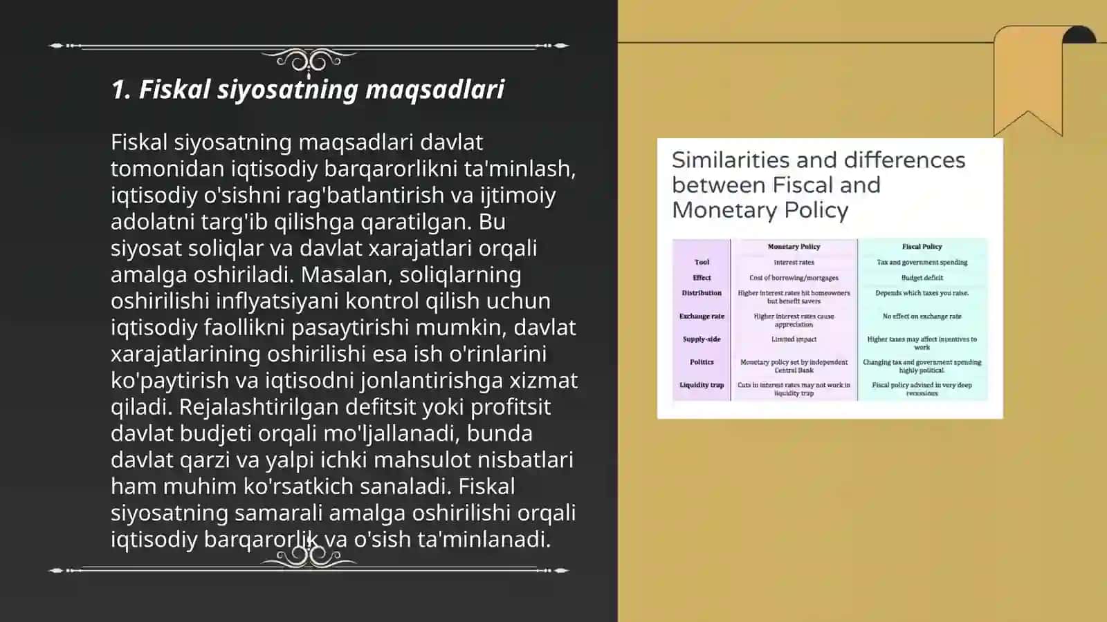 Fiskal siyosati 3
