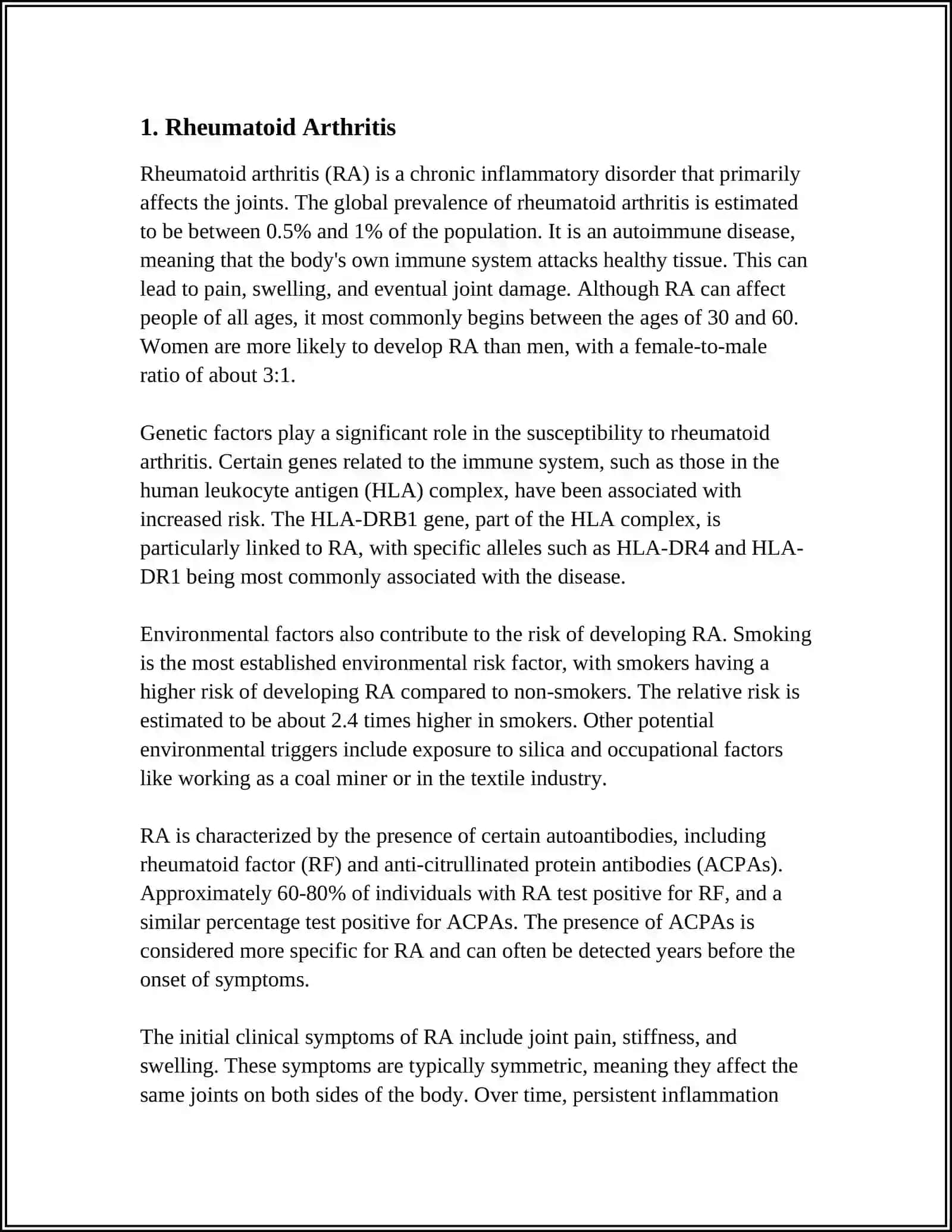 MUSTAQIL ISH: RHEUMATISM DISEASES 3
