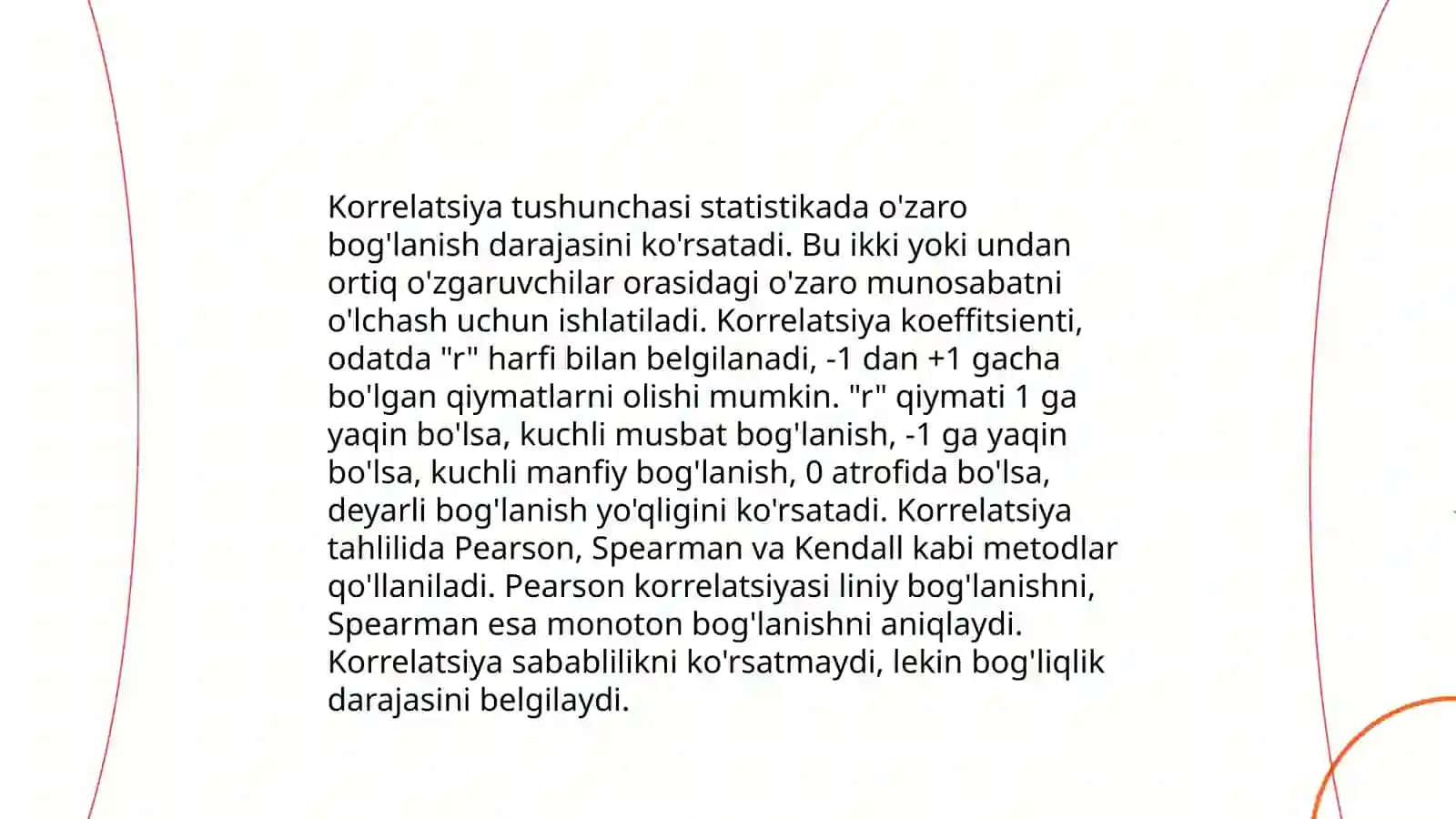 Korrelyatsiya tushunchasi va uning psixologik tadqiqotlardagi o‘rni 3