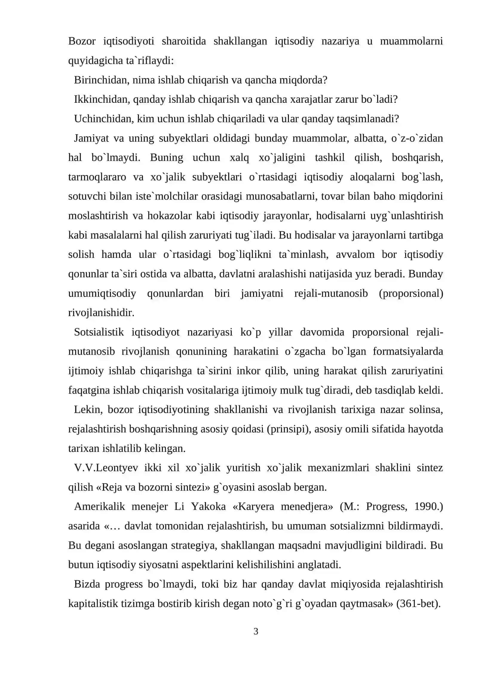 Bozor iqtisodiyoti sharoitida prognozlash va rejalashtirish 3