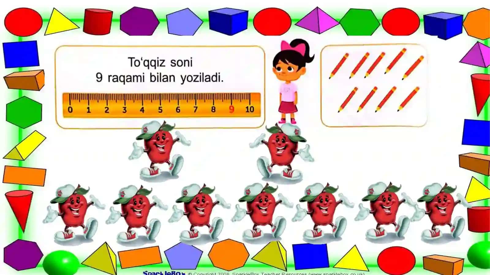 “9 soni va raqami” mavzusida taqdimoti 3