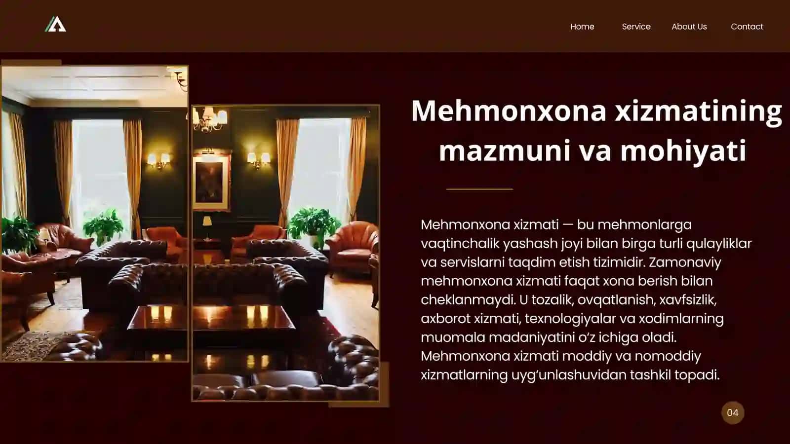 Mehmonxonalar va joylashtirish vositalarining turlari va tasnifi 3