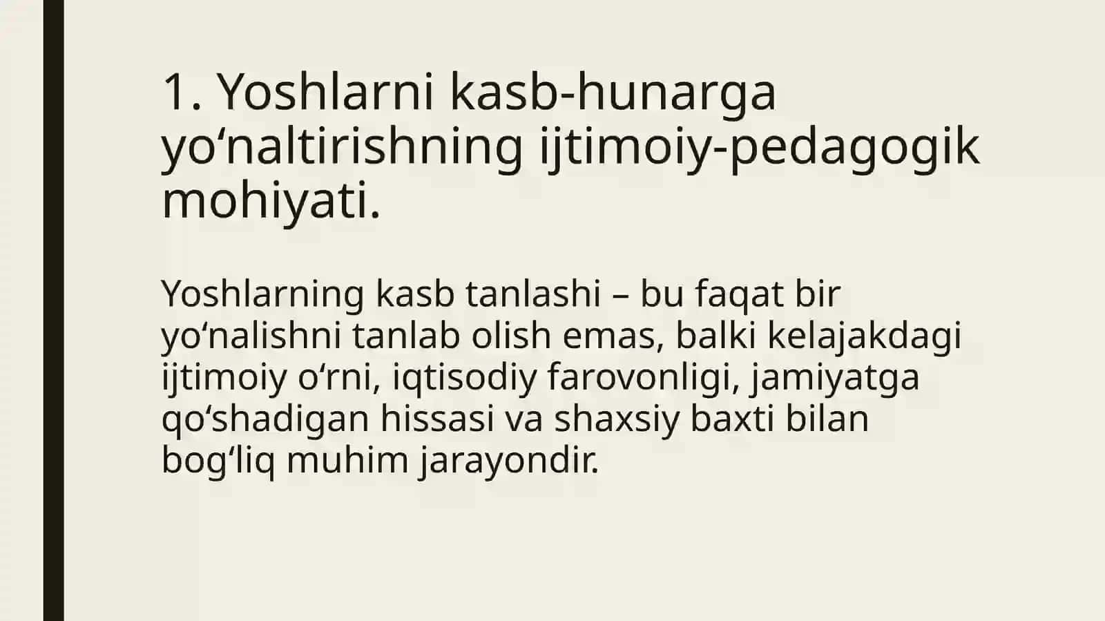 Yoshlarni kasb-hunarg'a maqsadli yo'nalishga doir ijtimoiy-pedagogik 3