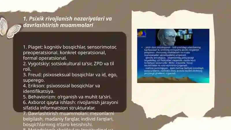 Psixik rivojlanish va uning davrlashtirish muammosi 3