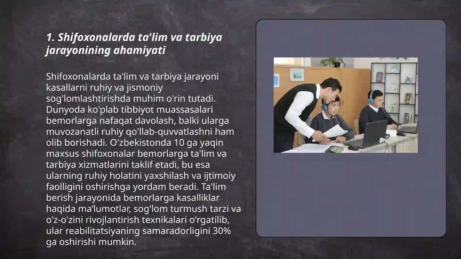 Shifoxonalarda uzoq davolanuvchi maktab oʻquvchilarni ta'lim va tarbiyalash konsepsiyasi 3