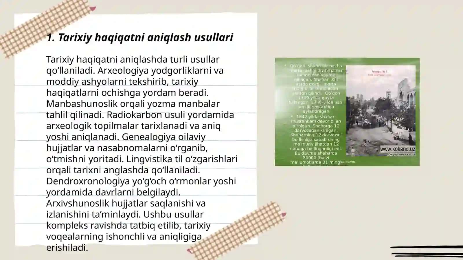 Tarix haqiqat mezoni 3