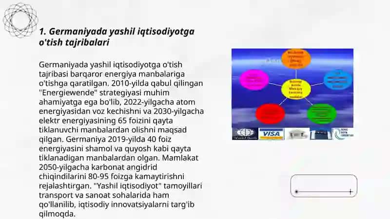 Yashil iqtisodiyotga o'tishda xorij tajribasi(Germaniya misolida) 3
