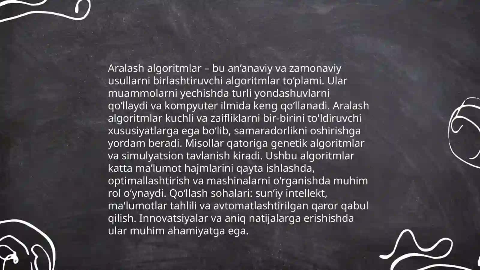 ARALASH ALGORITMLAR 3