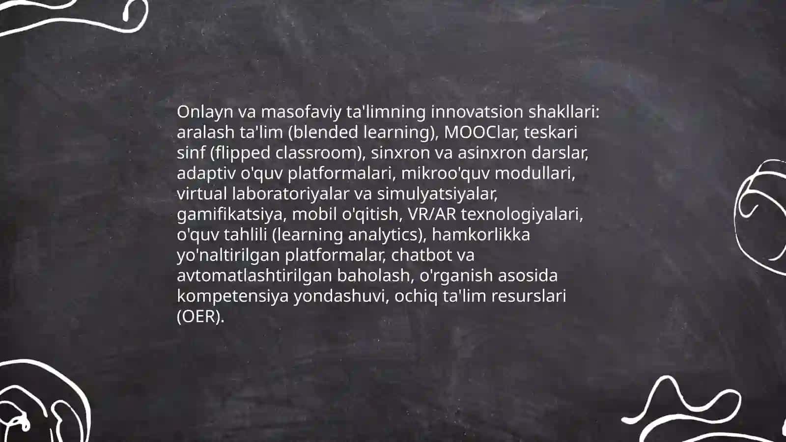 Talim jarayonini tashkil etishning innovatsion shakl metod va vositalar 3
