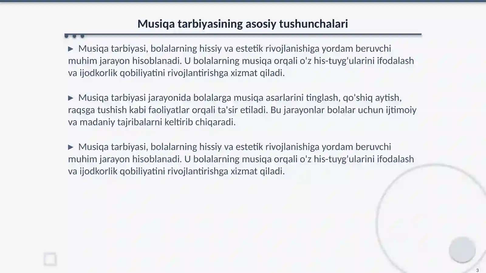 Maktabgacha yoshdagi bolalarga musiqiy tarbiya berish 3