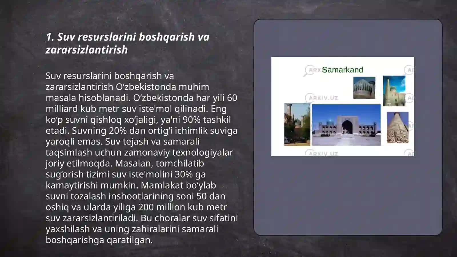 Oʻzbekistonning eng yangi tarixi fanidan tayyorlagan mustaqil ishi 3