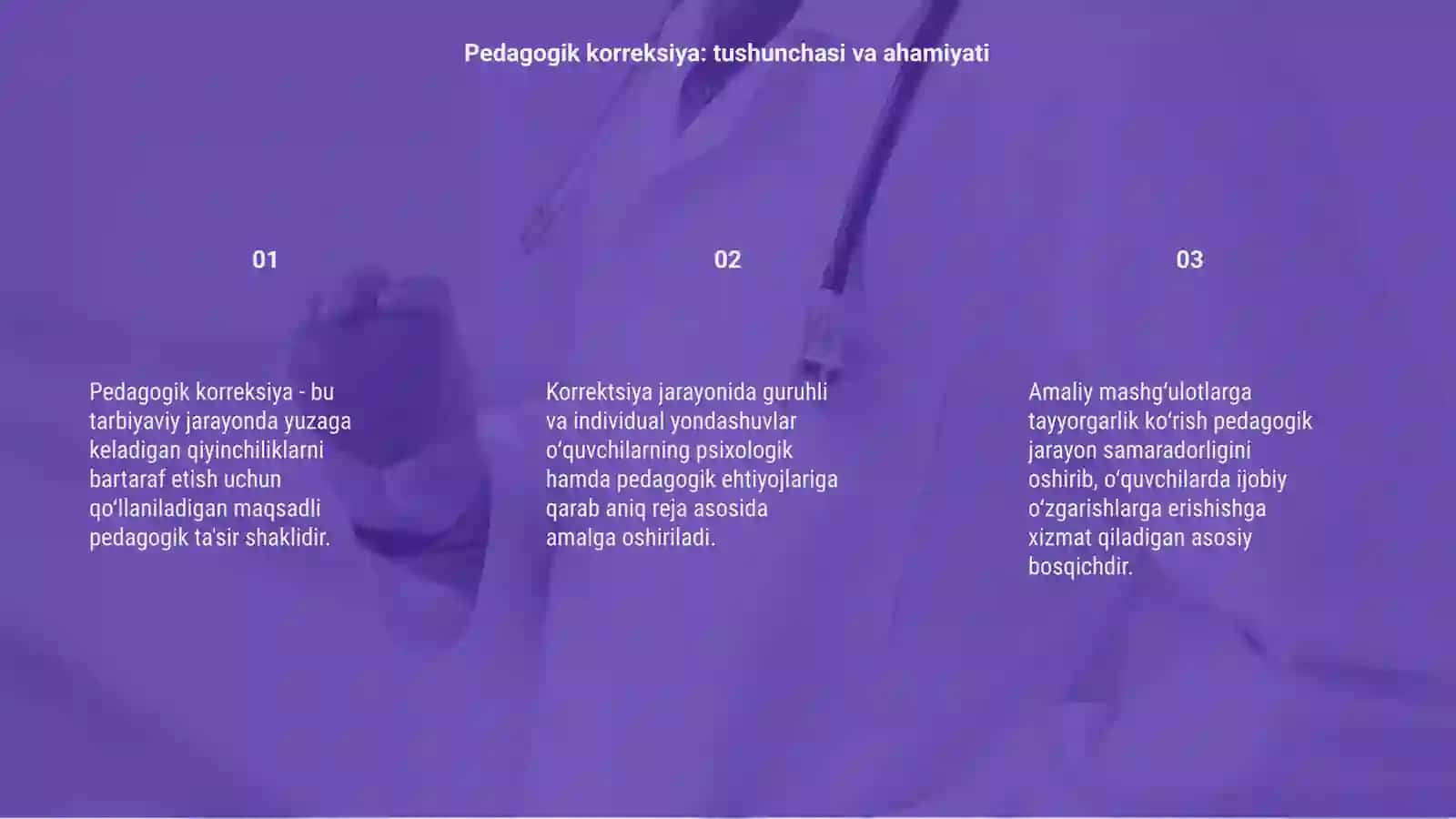 Pedagogik korrektsiya 3