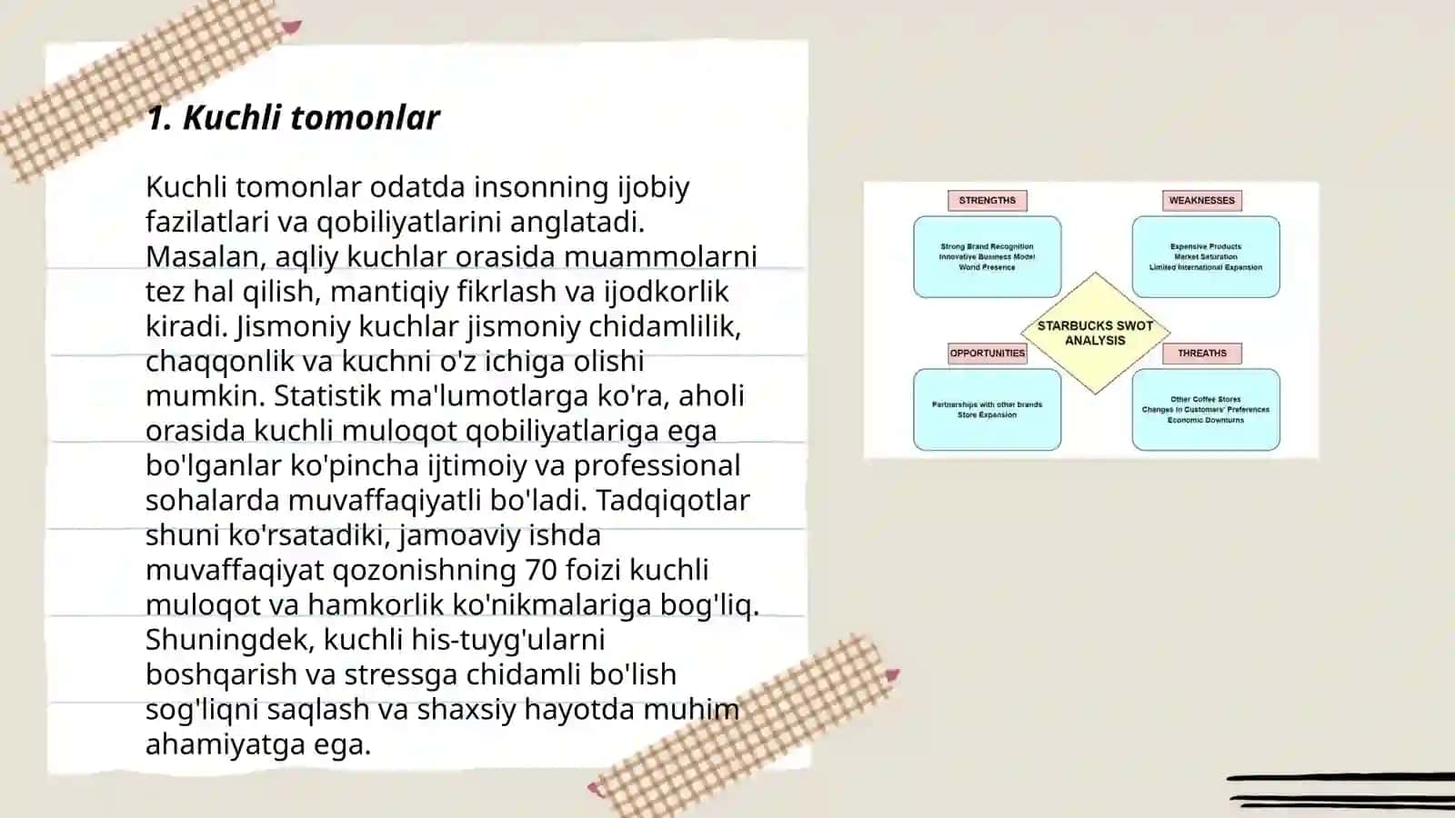 Star house qurilish firmasi haqida SWOT tahlil 3