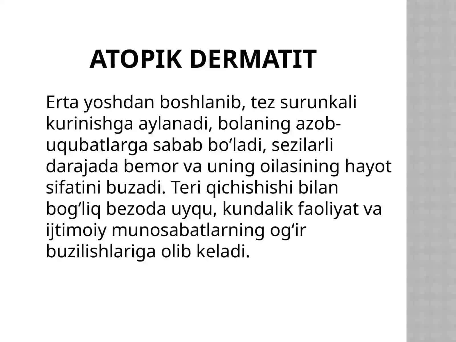 Atopik dermatit 3