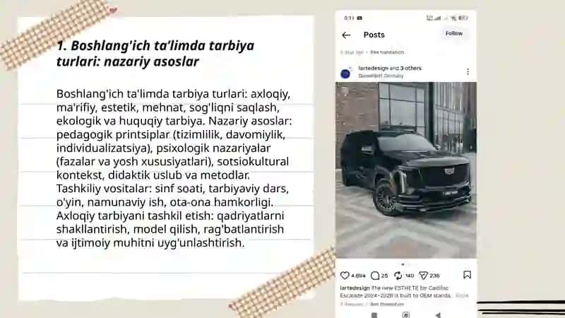 Boshlang'ich ta’limda tarbiya turlari 3