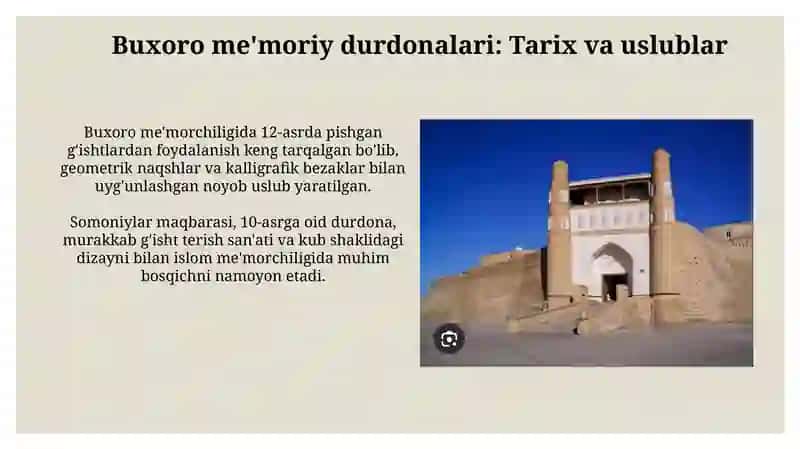 Buxoro tarixiy obidalari 3