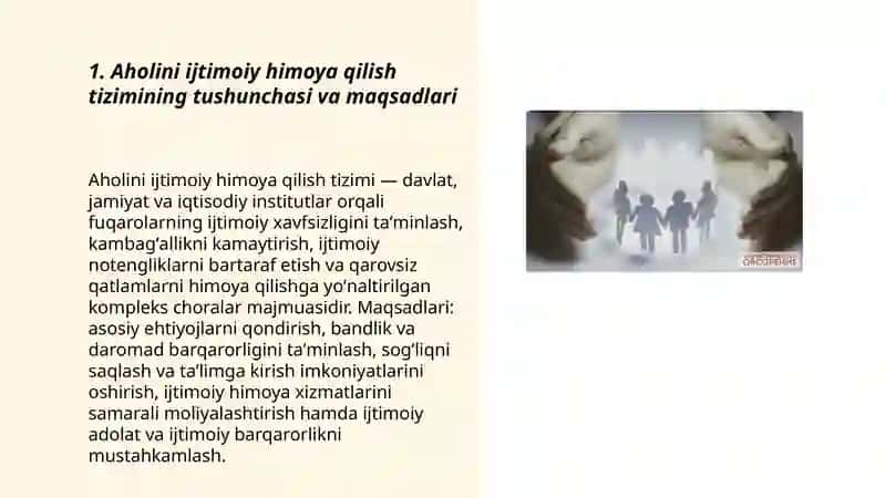 Aholini ijtimoiy himoya qilish tizimi 3