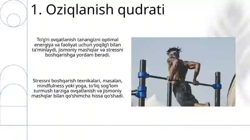 Tanangizni harakatga keltiring: Jismoniy va ruhiy farovonlik uchun mashqlar 3