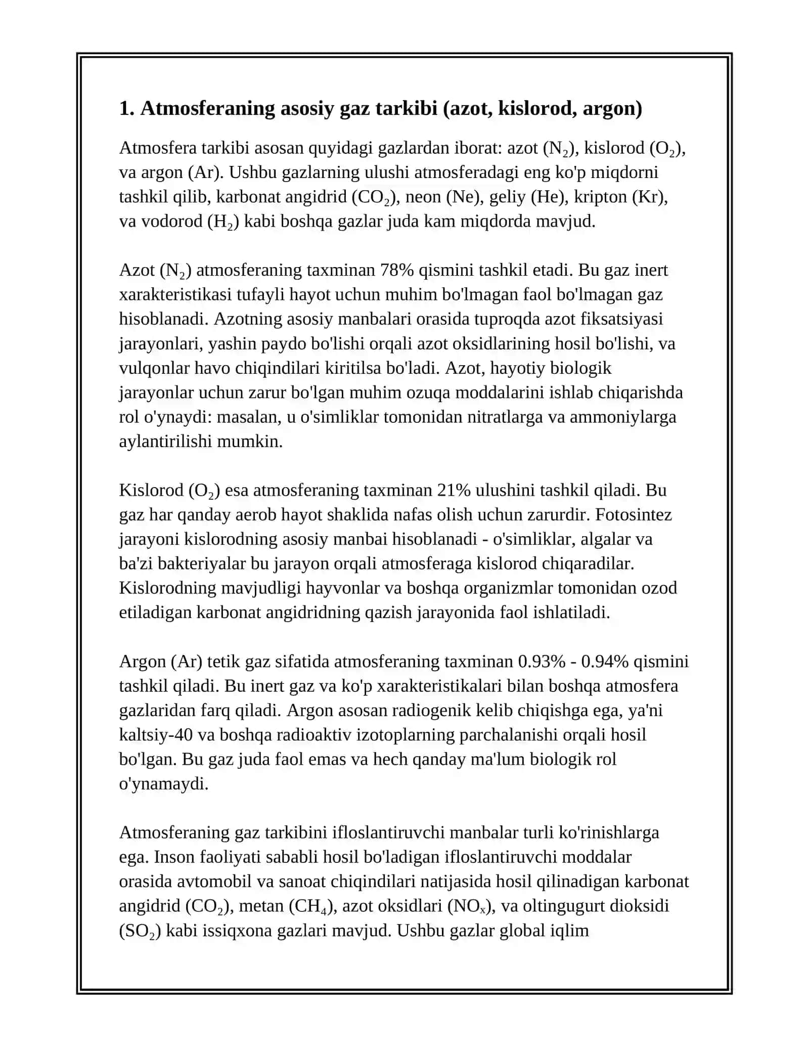 ATMOSFERA TARKIBI UNI IFLOSLANTIRUVCHI MANBALAR 3