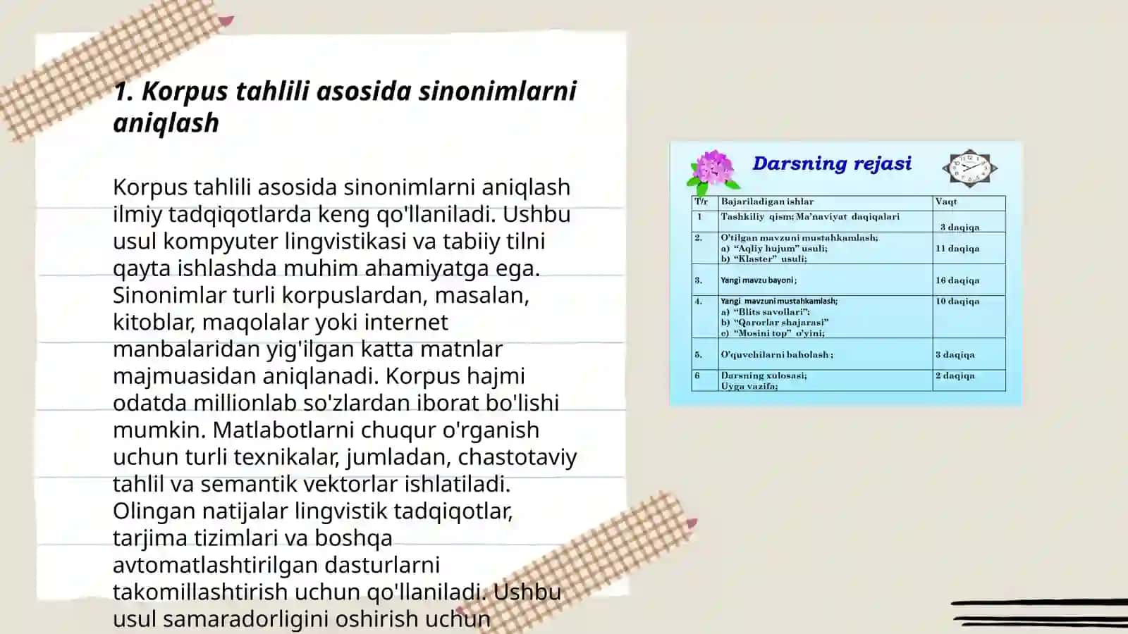Korpusga asoslangan sinonimlar lugʻatini yaratish 3