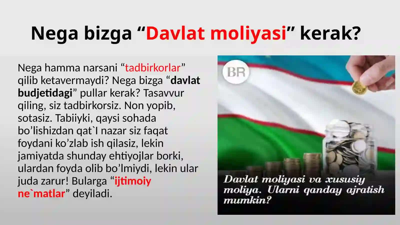 O'zbekiston Respublikasi davlat moliyasi 3