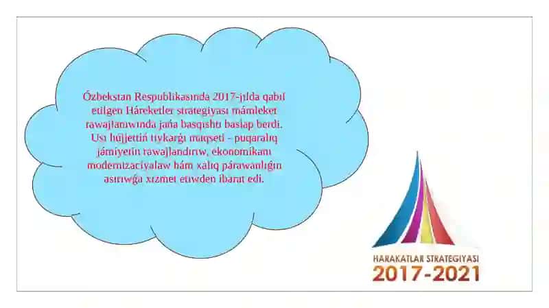 Háreketler strategiyasınıń qabıl etiliwi hám onıń basqıshları 3