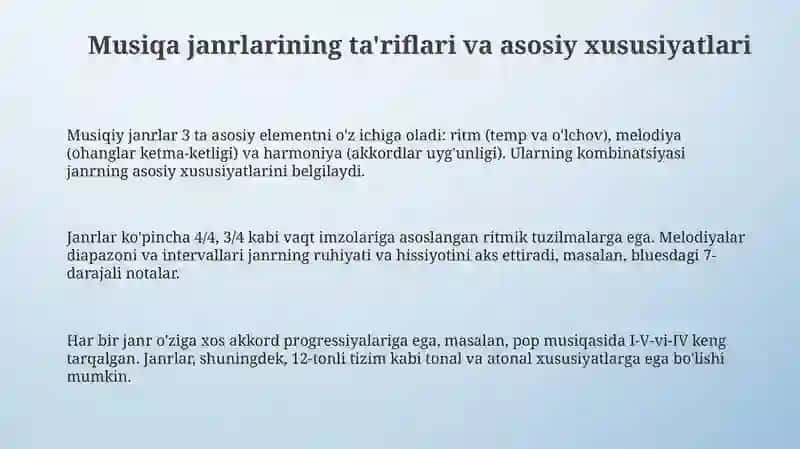 Musiqiy janr va turlari 3