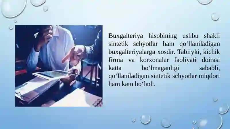 Buxgalteriya hisobining informatsion texnologiyalarga asoslangan SHAKLI 3
