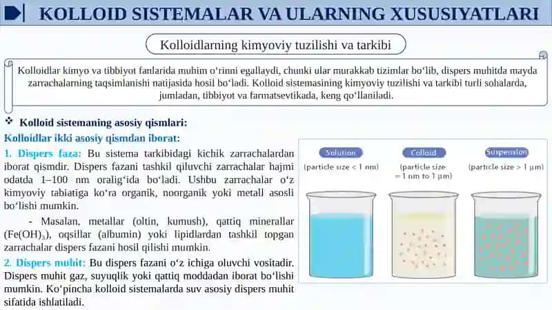 Kolloid Sistemalarni Dializ Yo‘li Bilan Tozalash 3