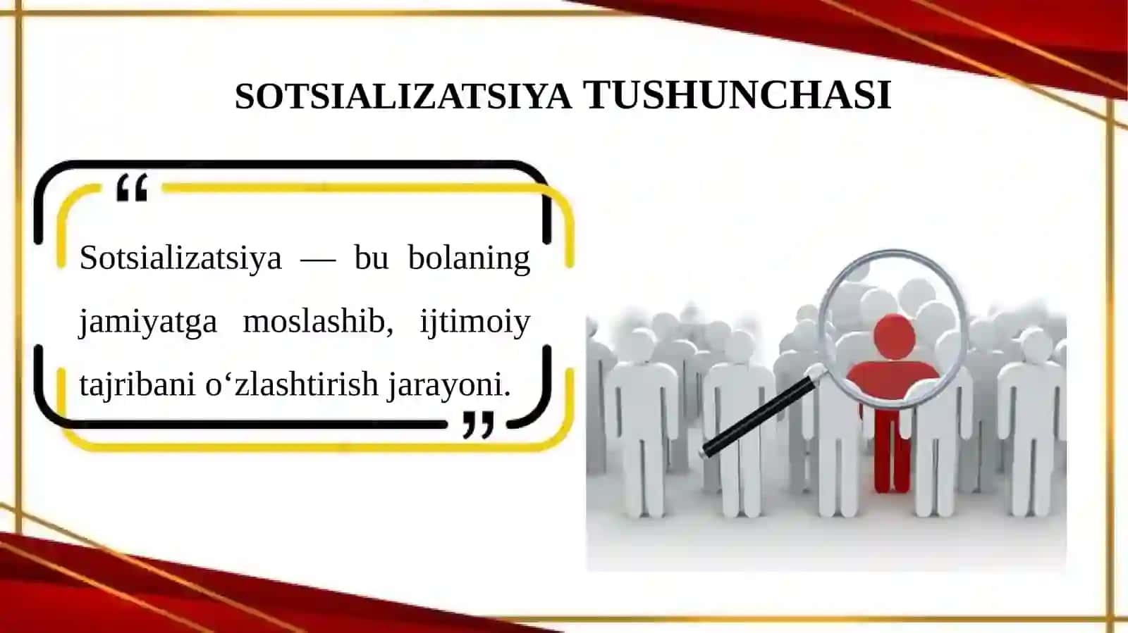 Bolalar shaxsining sotsializatsiyasi va adaptatsiyasining psixologik shart-sharoitlari, vositalari va mexanizmlarida Oilaning oʻrni 3